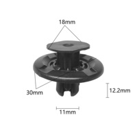 Clips de fixation à expansion automatique pour la protection du moteur et le pare-éclaboussures de Honda