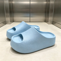 Sandali Casual Estivi da Donna con Punta Aperta in EVA, Suola Morbida e Spessa con Rialzo Interno e Design Antiscivolo per Interni ed Esterni