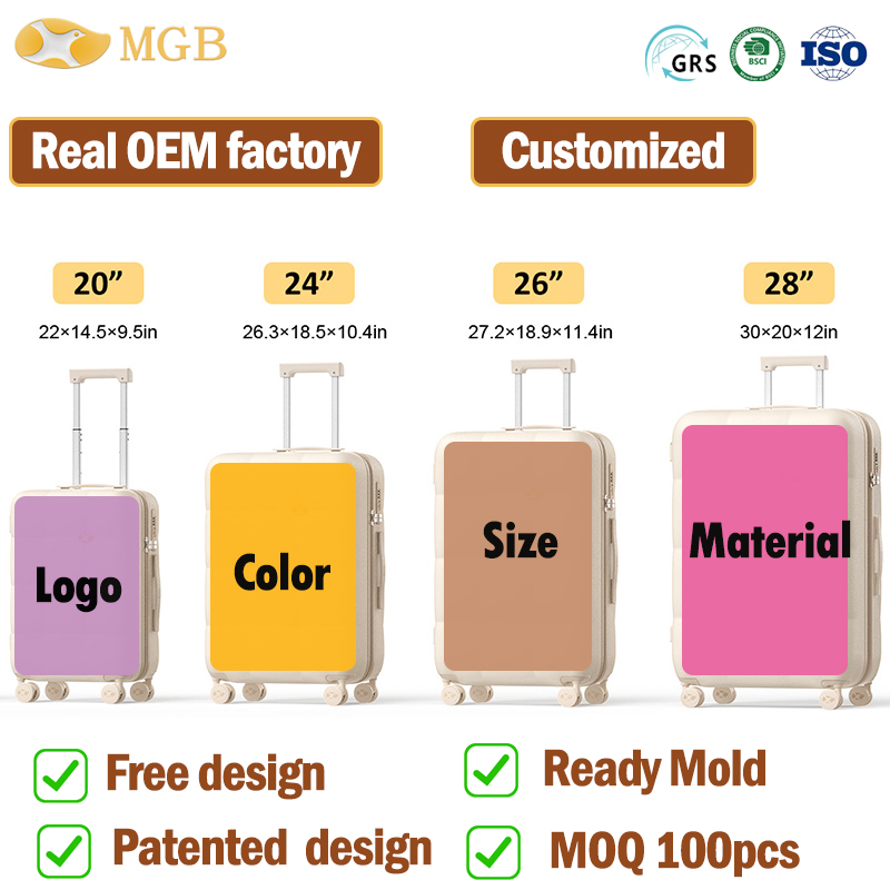 MGB Custom Logo 20-inch Lightweight Children's Cartoon Carry-On Luggage - Shenzhen Yumi Luggage