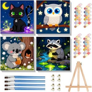 ชุดภาพ<span class=keywords><strong>วาด</strong></span>ระบายสีตามตัวเลข DIY ลายแจกัน<span class=keywords><strong>ดอกไม้</strong></span>สไตล์วินเทจ พร้อมสีอะคริลิคและกรอบสำหรับระบายสีบนผ้าใบ - Product Image 1