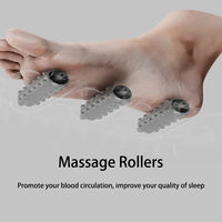 Masseur de pieds électrique professionnel pliable à chauffage rapide avec massage à bulles, conception à barre de soutien et contrôle de la température