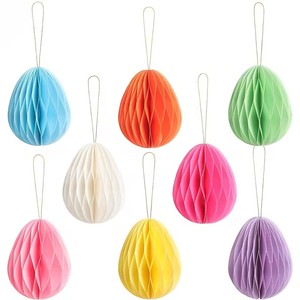 Decoraciones de Pascua Umiss, Huevos de Pascua de Papel Origami Ecológicos con Imanes, Adornos de Papel - Product Image 2