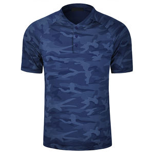 Custom Polo <b>Shirts</b> With Embroidery logo Knitted Athletic Luxury Camo <b>Camouflage</b> Print Blade Collar Golf Polo <b>Shirts</b> - Product Image 4