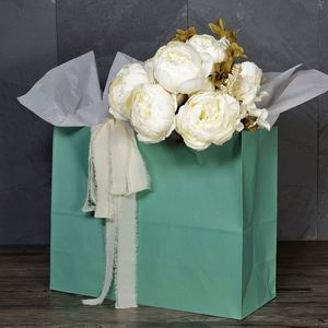 <b>Gift</b> <b>Bags</b> <b>Large</b> Kraft Paper Shopping <b>Bags</b> with Handles Craft Totes for Boutiques Birthday Parties Jewelry Festival Paper <b>Bag</b> - Product Image 4