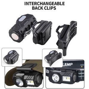 Linterna frontal LED Yunmai XPE, recargable, batería integrada de 650mAh, faro portátil con accesorio magnético y clip para bolígrafo - Product Image 5