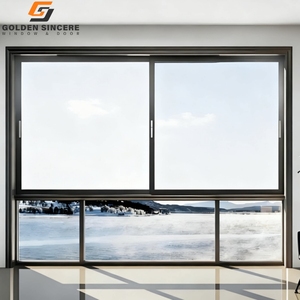 GS Foshan Manufacturer Durable Aluminum Sliding <b>Window</b> Waterproof Design for Balcony and Living Room - Product Image 5