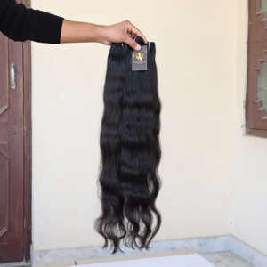 Haute qualité 100% faisceaux de cheveux brésiliens humains donneur unique brut ondulé vierge indien cuticule cheveux alignés cheveux vietnamiens en vrac - Product Image 2