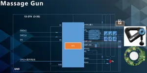 Массажный пистолет BLDC модуль управления приводом