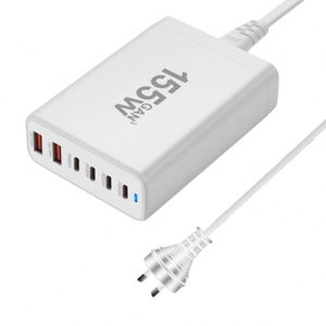 Customized logo High-power PD100W Fast Charging 4-port C-type USB Desktop Charger for Laptops for <b>Watches</b> - Product Image 3