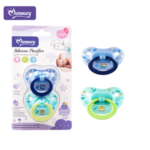 Fornitura di fabbrica Momeasy bambino massaggiagengive in Silicone per succhietto neonato <span class=keywords><strong>2</strong></span> pz Set ciucci tipo fisiologico - Product Image 4