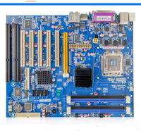 Placa Base Intel 945 GV, Socket 775, DDR2 2G RAM, ATX, Servidor, Nueva, Canal Único, SATA, IDE, 6 USB, 5 PCI, 2 ISA, 1600MHz
