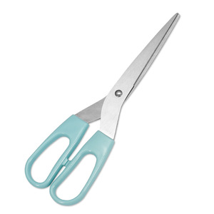 Office Scissors Stainless Steel Blue Straight Head For Home Use Bulk Paper Cutting Tools - Product Image 3