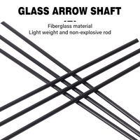 Flèches en fibre de verre SPG Archery pour enfants, 6 mm, 28 pouces, pour arc à poulies et arc classique, pointes obtuses, jeu de tir en extérieur, jouets CS