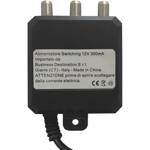 Alimentation pour antenne TV 12V 300mA double sortie avec câble - Product Image 5