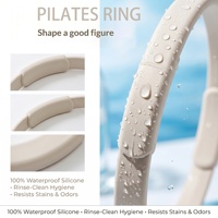Anneau de Pilates transfrontalier, anneau de résistance pour le yoga, équipement d'entraînement des muscles des jambes à domicile, appareil de renforcement des membres