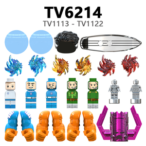 Bloques de Construcción TV6214 Superhéroes: Doctor Doom, Silver Surfer, Mujer Invisible, Mr. Fantástico, Galactus, Juguetes para Niños - Product Image 6