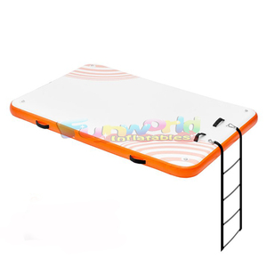 Système de pont flottant en PVC/vinyle gonflable pour la pêche commerciale et les loisirs, plateforme flottante avec une capacité allant jusqu'à 500 kg - Product Image 2