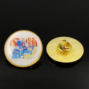 Badge métallique personnalisé par le fabricant, emblème émaillé pour anniversaire scolaire, épingle de revers en alliage de zinc pour événement, sur commande - Product Image 3