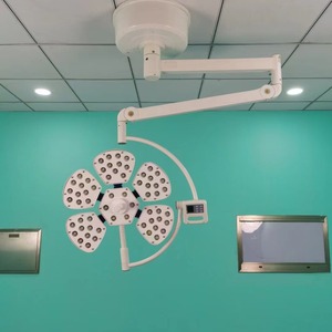 Lampe LED sans ombre 30000 lm à 5 pétales, mobile, pour chirurgie dentaire, fixation murale ou au plafond, pour clinique et opérations - Product Image 1
