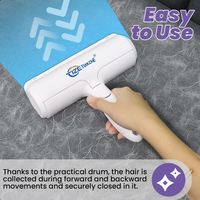 Offre Spéciale Logo personnalisé brosse de toilettage pour animaux de compagnie en gros canapé peigne tapis chien charpie rouleau réutilisable autonettoyant fonction en plastique