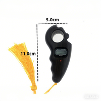 Compteur de perles de chapelet électronique numérique LCD, compteur de perles lumineux à motif bois LCD, compteur de doigt
