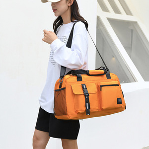 Nouvel Arrivage Sac de Voyage Unisexe Grande Capacité Sac de Sport Compartiment à Chaussures Indépendant Séparation Sec/Humide Sac de Sport d'Entraînement - Product Image 4