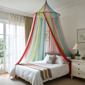 Sang Trọng Cầu Vồng Màu Sắc Đẹp Vòng Muỗi <span class=keywords><strong>Net</strong></span> Cho Cô Gái Và Trẻ Em Của Giường Gấp Muỗi <span class=keywords><strong>Net</strong></span> - Product Image 6