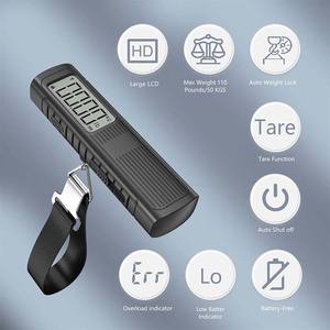 J & R grand écran 50kg/10g économie d'énergie respectueux de l'environnement suspendu pesage voyage balance à bagages numérique <span class=keywords><strong>sans</strong></span> batterie - Product Image 6