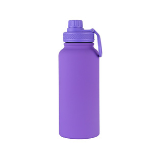 Vaso Térmico Simple de Acero Inoxidable 304, Botella Deportiva Americana de Gran Capacidad, Taza de Agua Portátil con Asa para Exteriores - Product Image 6