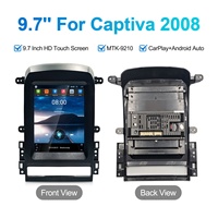 Radio de Navegación Estilo Tesla Navihua, Reproductor de DVD Estéreo para Auto, Pantalla Táctil GPS para Chevrolet Captiva 2008-2012