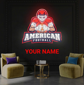 ป้ายไฟนีออน LED สำหรับตกแต่งผนังป้ายไฟ LED แบบกำหนดเองได้แบบอเมริกันฟุตบอล - Product Image 6