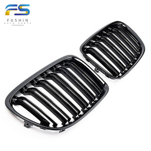 Grille à double lamelle pour capot avant Grille ABS couleur M Grille de remplacement pour <span class=keywords><strong>Bmw</strong></span> <span class=keywords><strong>X1</strong></span> E84 2011-2015 - Product Image 5