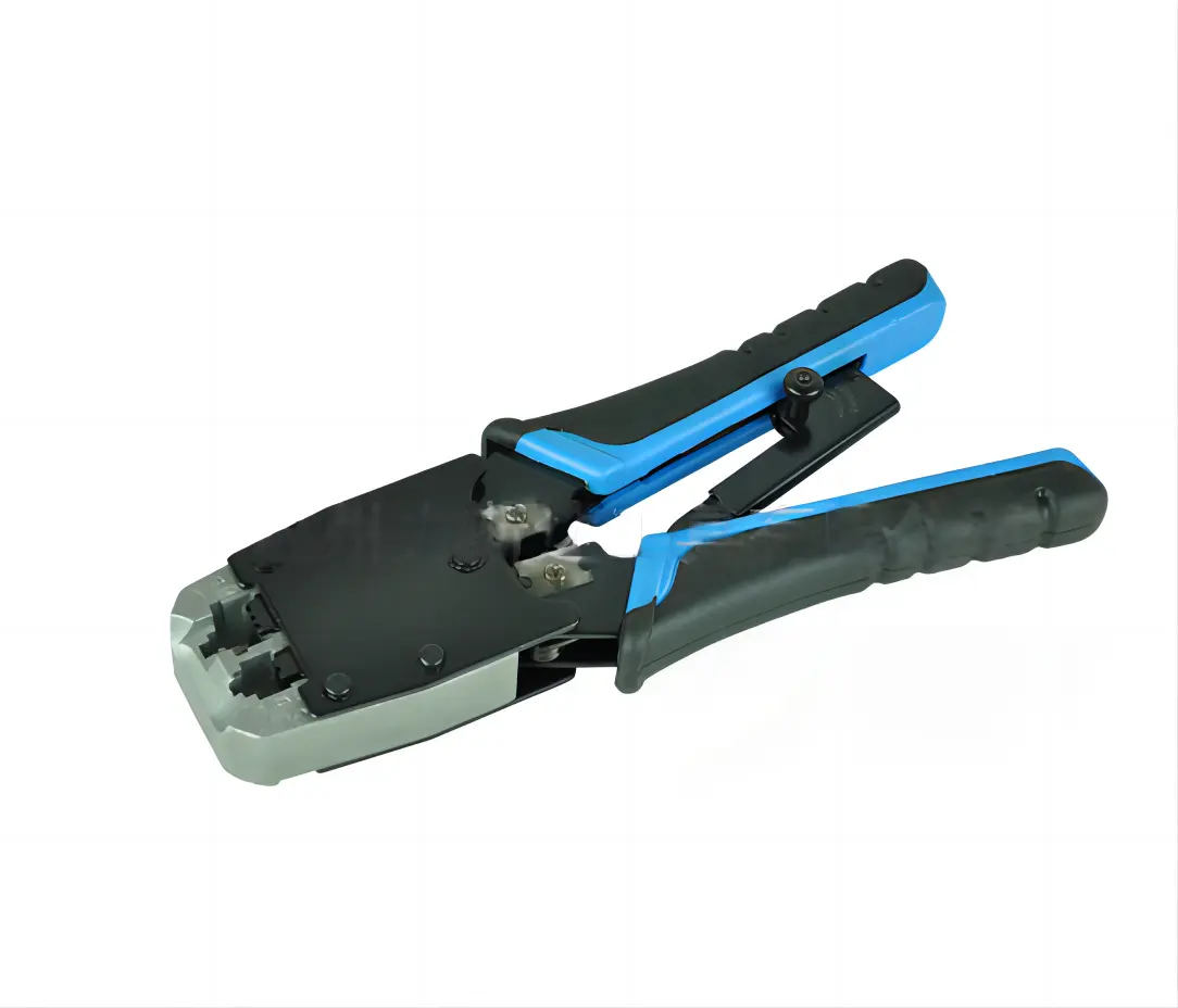 LT-500R Rj45 Rj11 Rj12 Fio Lan Crimper de cabo de rede ferramenta de crimpagem de rede para PC descascador 8p/6p para crimpagem de plug modular