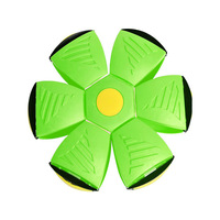 Jouet interactif lumineux en forme de soucoupe volante, en plastique déformable, anti-stress, souple, balle à marcher, frisbee de décompression pour jeunes enfants