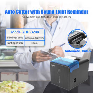 เครื่องพิมพ์ใบเสร็จแบบใช้ความร้อน80มม. YHD-320B เครื่องพิมพ์ใบเสร็จแบบ POS ได้เร็วขนาด260มิลลิเมตร/วินาที - Product Image 3
