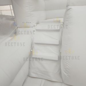 Salida de fábrica <span class=keywords><strong>Castillo</strong></span> inflable Casa de rebote Doble tobogán Blanco <span class=keywords><strong>Castillo</strong></span> de salto inflable Boda <span class=keywords><strong>Castillo</strong></span> <span class=keywords><strong>hinchable</strong></span> para la venta - Product Image 6