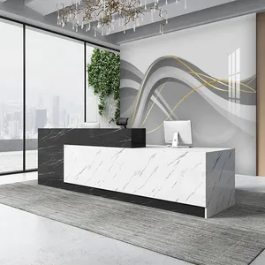 Personalizado 3D moderno lujo línea gris dorado mármol decoración película papel pintado Hotel sala de estar TV sofá Fondo impermeable Mural - Product Image 3