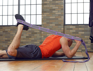 Sabuk Tarik Yoga 8 <span class=keywords><strong>Loop</strong></span>, Band Latihan <span class=keywords><strong>Loop</strong></span> Yoga Pilates Gym Fitness, Band Resistensi Latihan, Sabuk Peregangan Yoga - Product Image 6