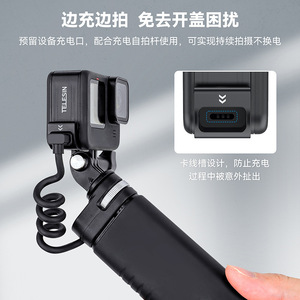 Étui pour caméra d'action Telesin pour GoPro 13 12 11 10 9, coque latérale étanche à dégagement rapide - Product Image 4