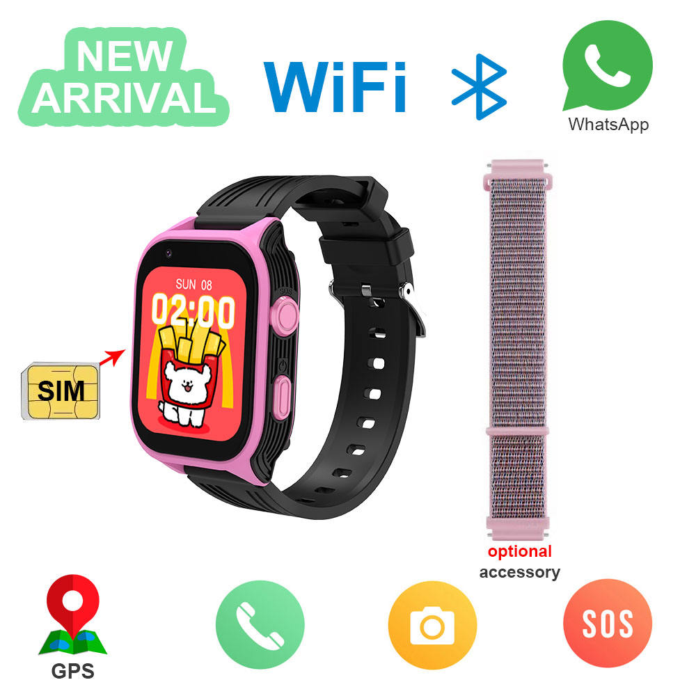 Reloj rosa dos correas