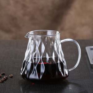 Cafetera de Vidrio Transparente Resistente al Calor, Ecológica y de Grado Alimenticio, con Filtro de Vidrio, Base de Madera, Moderna, para Preparación Manual - Product Image 5