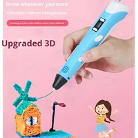 BJQ OEM - Bolígrafo de Impresión 3D, Bolígrafo de Dibujo 3D, Juguete para Niños, Juego de Bolígrafos 3D con Bolsa de Almacenamiento, Juguetes Educativos Hechos a Mano para Niños