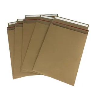 Custom Size Rigid Cardboard <strong>Envelopes</strong> Eco Friendly Hard Strong Cardboard Thick <strong>Envelope</strong> Packaging - Product Image 1