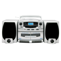 Système stéréo de haute qualité avec lecteur de cassettes double, centre musical, couleur personnalisable, radio FM portable, enregistrement continu haute vitesse