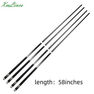 Xmlinco Billard-Queue, 1/2 geteilt, Oberteil aus Karbonfaser, Leinen-Griffband, 12,5 mm Spitze, hochwertiger Aufkleber, 58 Zoll - Product Image 3