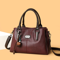 Tas Tangan Wanita Kapasitas Besar Grosir Pabrik, Tas Selempang Kulit PU Lembut, Tas Selempang Fashion