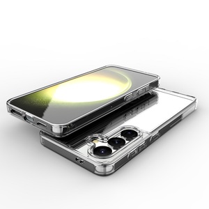 Custodia protettiva sottile morbida antiurto per PC posteriore trasparente per <span class=keywords><strong>Samsung</strong></span> S24 iphone iphone Anti giallo paraurti custodia per <span class=keywords><strong>Samsung</strong></span> S24 23 - Product Image 4