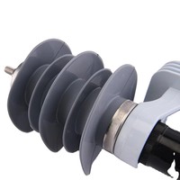 Parafoudre en caoutchouc silicone composite polymère 24 kV 11 kV, parafoudre haute tension HY10W-12 pour la distribution électrique