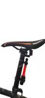 Mini pompe à main pour vélo en alliage d'aluminium 130 PSI avec valve Schrader Presta pour le gonflage des pneus de VTT