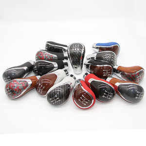 Universeller 5/6-Gang PU-Leder Schaltknauf Auto-Innenausstattung Zubehör Manueller Schalthebel Auto-Schaltknauf - Product Image 6